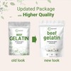 Beef Gelatin Powder, 2lb (32oz) | Premium Source from Grass-Fed