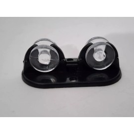 Smart Home 24PCS Self Adhesive Caster Pulley Mobile Base Accessories For Storage Box BLACK