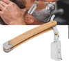 Men Straight Razor Portable Stainless Steel Manual Beard Shaver Trimmer