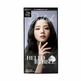 Hello Bubble 5A Dark Ash Mise-en-scène Hair Color Dye Silver Cream Cosmetics Styling Cash on Delivery or Payment upon Order / 헬로버블 5A 다크애쉬 미쟝센 헤어 컬러 염색 제 은색 크림 화장품 스타 일링 착불 또는 주문시 결제