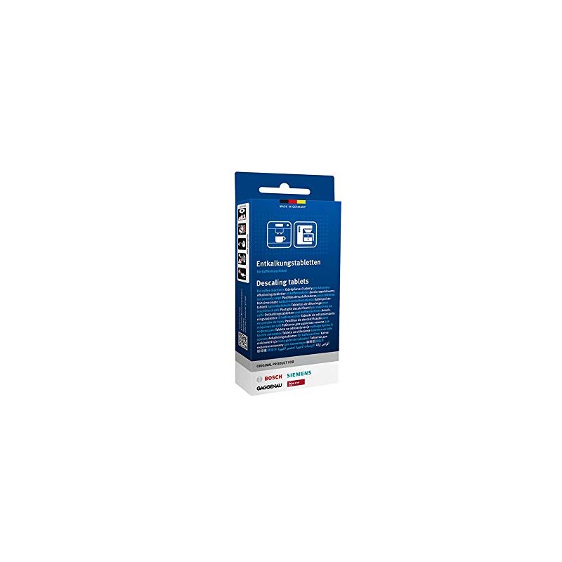Bosch TCZ8002 Anti-limescale Tablets 3 Pack for all Coffee Machines