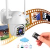Intelligent 1080P Wifi PTZ Camera 12LED Waterproof Security CCTV