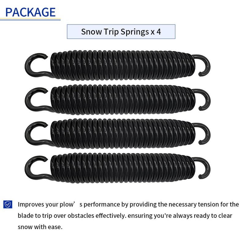 GOLKNHA 4 Pack Snow Trip Springs Without Eyebolts for Meyer