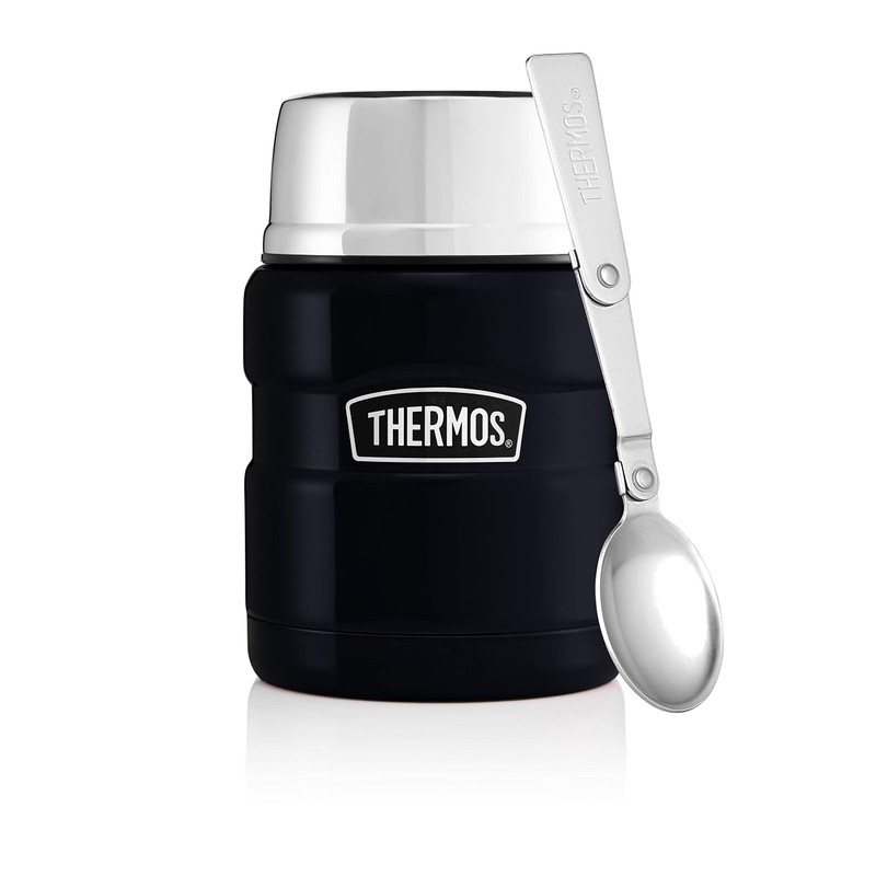 Thermos 183270 Stainless King Food Flask, Midnight Blue, 470 ml