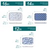vancasso Serving Platters Set of 3, 16"/14"/12" Inch Rectangular Trays