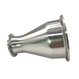 Beduan Reducer Tri Clamp Ferrule Stainless Steel 304 Sanitary Fitting 3" Tube OD to 1.5" Tube OD (Pack of 1)