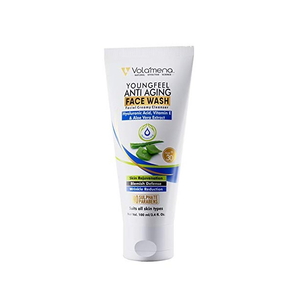 VOLAMENA WITH DEVICE Young feel Anti Aging Creamy Face Wash