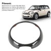 Car Dashboard Cover Edge Trim Decoration Ring Carbon Fibre Style