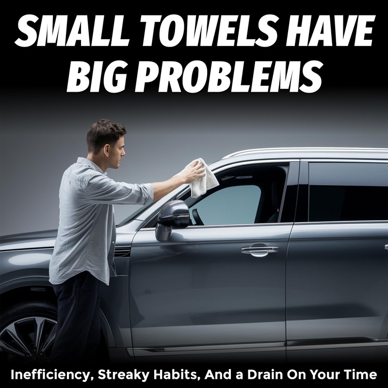 Towelogy® XXL Car Drying Towel Twisted Loop - 100x60cm Extra