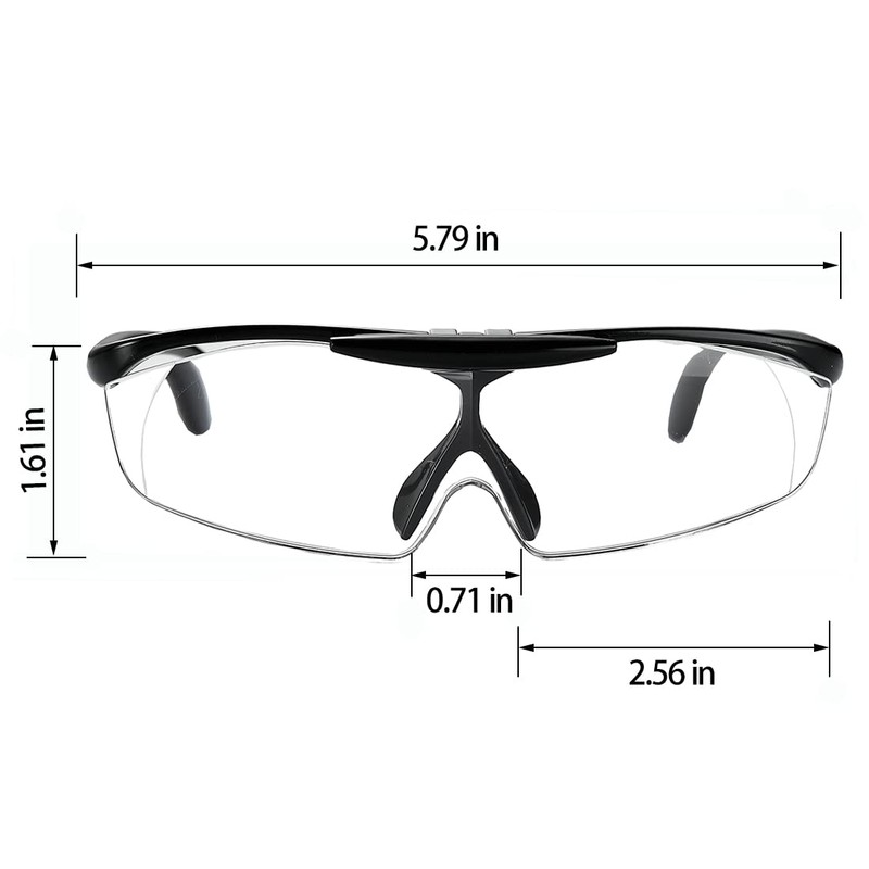 Magnifying Glasses, 160% Magnification, Flip Up Down Lens, 1.6X Hands-Free