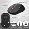 TERPORT F10 Mouse Inalámbrico 2.4G, Mouse Ergonómico de 2400 DPI