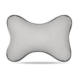 Tolenre Car Headrest Soft Car Neck Pillow 28 x 20 cm Comfortable Car Seat Head Neck Support Cushion Breathable Car Cushion Leather Anti Fatigue Cushion Shock Absorption Car Accessories