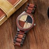 Dentily Wooden Watch Grain Handmade Wooden Watches for Men Creative