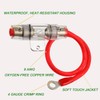 SIGANDG 50A AGU Fuse Holder with 8 Gauge AWG 1ft