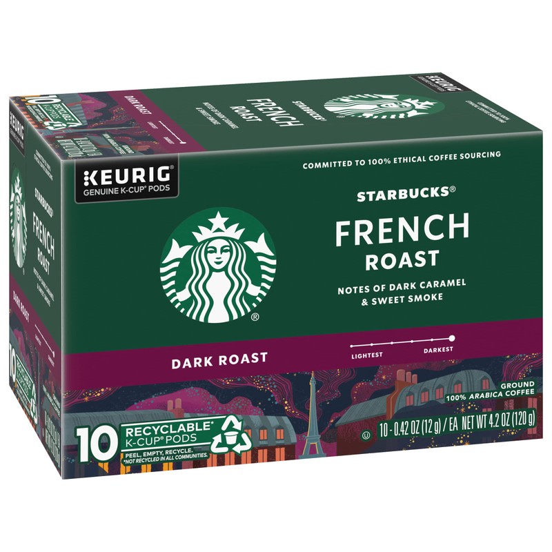 Starbucks, French Roast K cup 10 Count