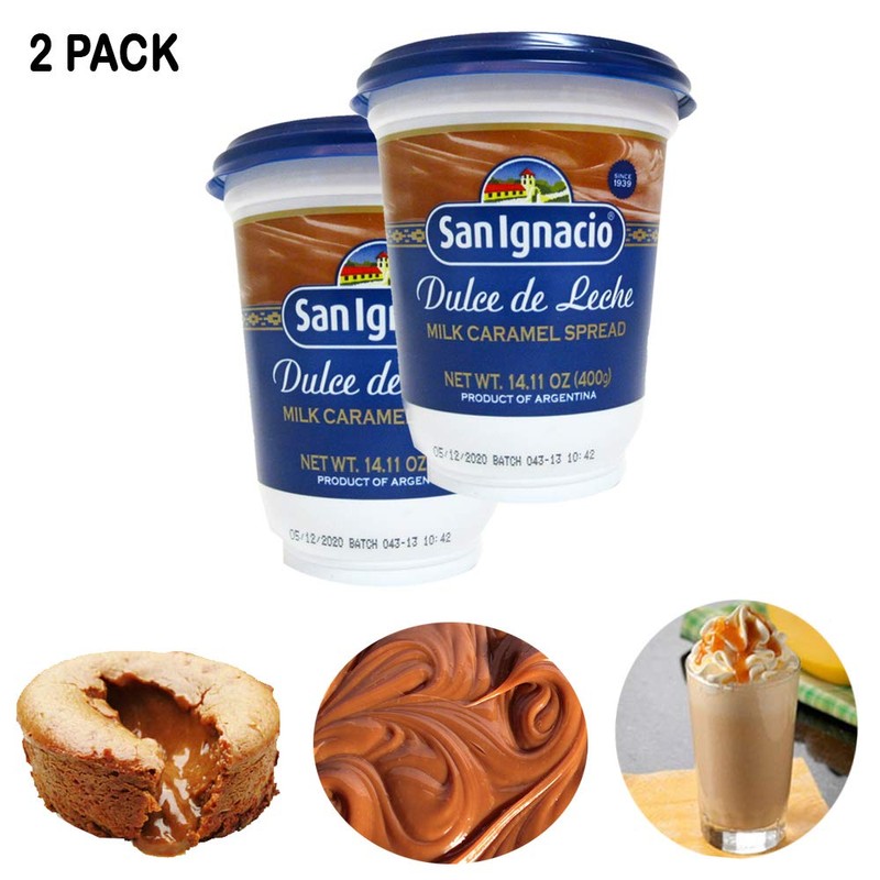 2 Jars SAN Ignacio Dulce de Leche Clasico 14.11 oz