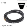 sourcing map 2pcs A-1280 V-Belts Drive Belt 1280mm Inner 13mm