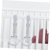 Kisangel 2 Pack Playpen Pull up Rings Soft Child-Friendly Learning