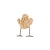 Foreside Home & Garden Natural Wrapped Bird Decorative Figure Seagrass