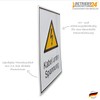 Betriebsausstattung24® Warning Combination Sign "Cable Under Voltage" | Safety Sign