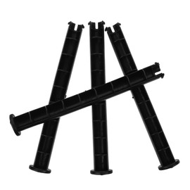 GLEAVI Wheelie Bin Lid Hinge Pins Trash Can Latch Bin Plastic Outdoor Wheeled Trash Can Hinged Pins Accessories for Household and Commercial Wheelie Trash Bins Black