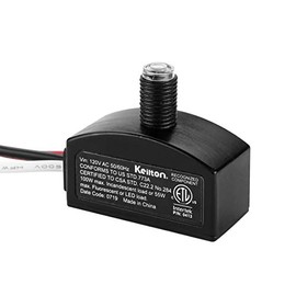 Keilton 120V AC Dusk to Dawn Photocell Light Sensor, Outdoor Hard-Wired Post Eye Light Control with Photoelectric Switch, Auto On/Off, ETL Listed, 1 Pack