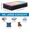 Boic Pack of 2 Underbed Storage Boxes, 90 L Foldable