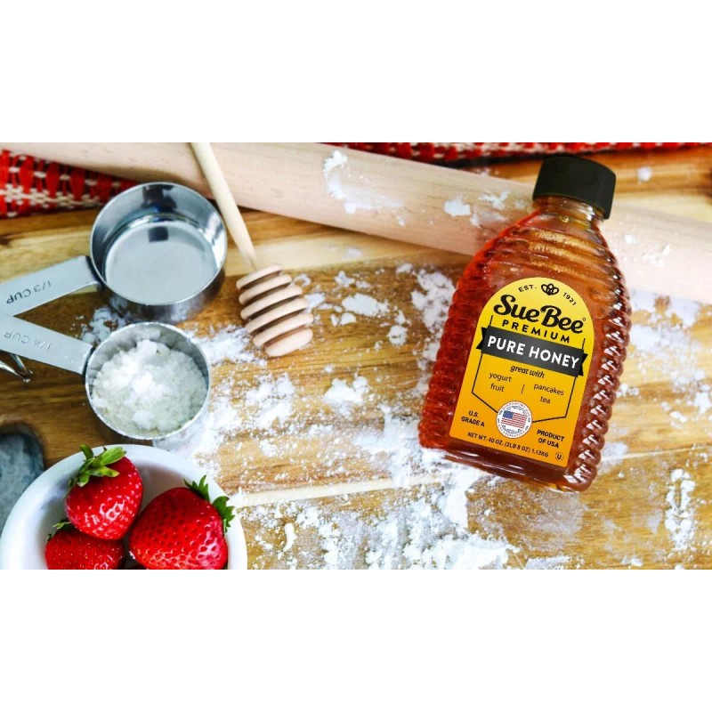 Sue Bee Pure Grade A Honey 40 Ounce Pack All