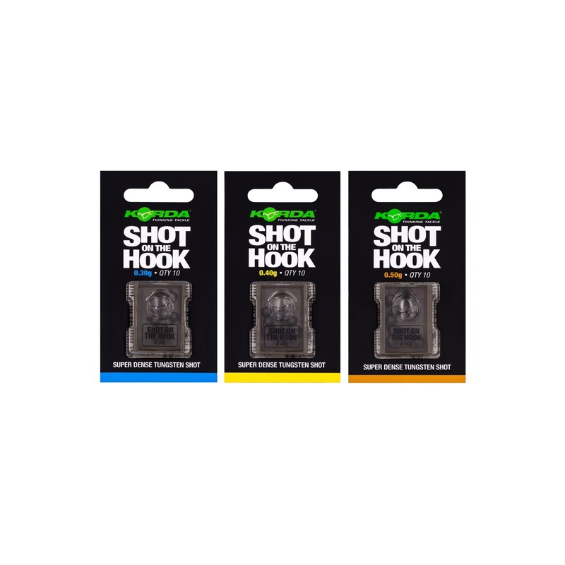 Korda Shot On The Hook 0,30 g, 10 Stück, verbessert