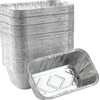 HAYCH 50 Large Aluminium Disposable Reusable Foil Food Container with