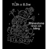 Unbranded Snowman Christmas iron on rhinestone transfer, iron on bling,