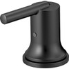 DELTA FAUCET H659BL Trinsic Metal Lever Handle Set, Matte Black