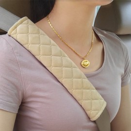 MIKAFEN Premium Seat Belt Pads, Pack of 2, Padding for Car Seat Belt, for More Comfort when Travelling