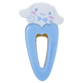 Kamio Japan 045278 Cinnamoroll Hair Clip, Hair Clamp, Bite Patchin, Hair Clip Collection