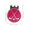 Kisangel 2sets Golf Ball Markers Hat Clip Elegant Golf Hat