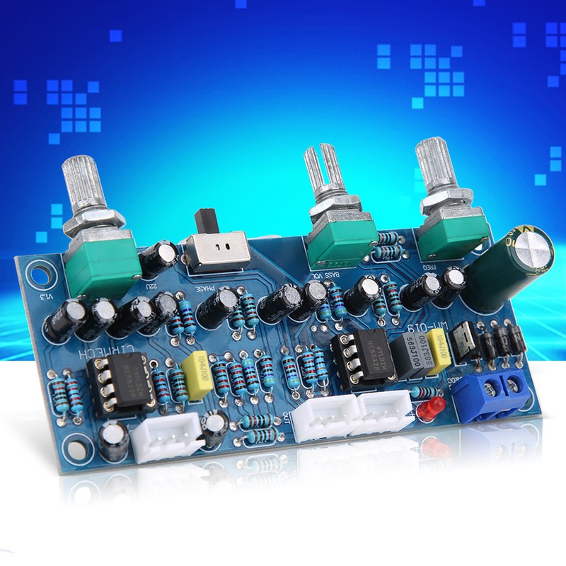 Preamp Board 2.1 Channel Low Pass Filter Subwoofer Tone Board