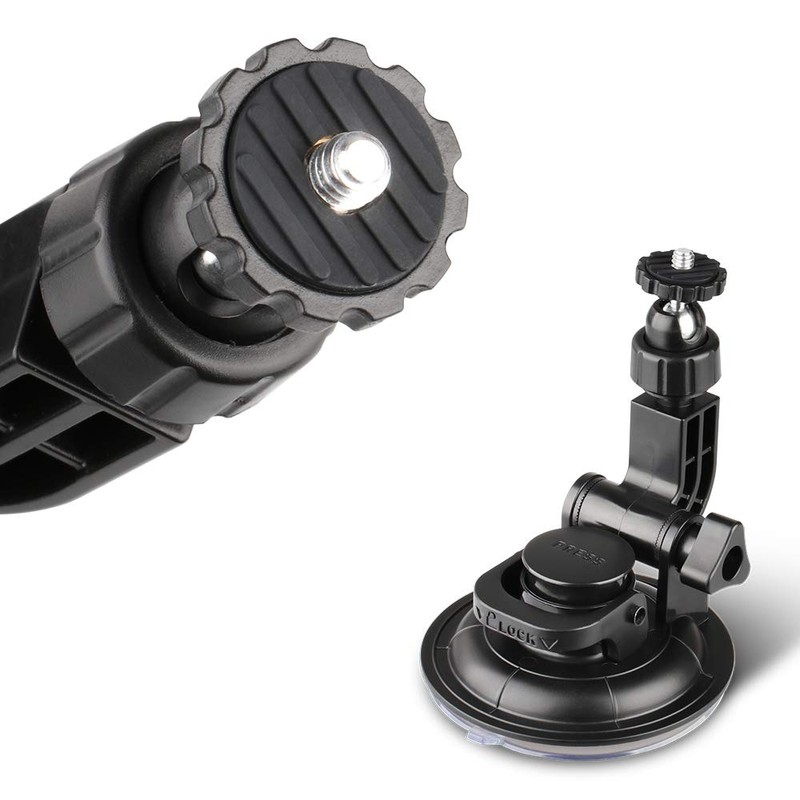 HSU Suction Cup Mount Compatible with GoPro and DJI Osmo