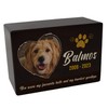 Custom Pet Keepsake Urns for Dogs, Wooden Box for Pet
