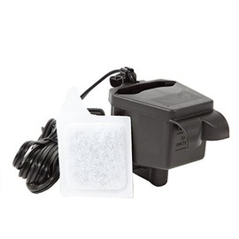 Koller Products Internal Power Filter for 1-Gallon to 3.5-Gallon Fish Tanks, 25GPH Flow Rate, Ideal for Tropical Fish Aquariums