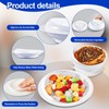 Spill Proof Scoop Plate and Bowl with Suction Base, Suction