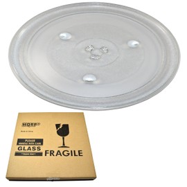 HQRP 12-3/8 inch Glass Turntable Tray for GE WB48X24079 WB48X30612, Frigidaire 5304509437 Microwave Oven Cooking Plate 315mm
