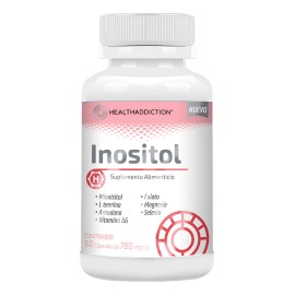 Inositol Healthaddiction 60 Cápsulas 800 Mg Sin Sabor