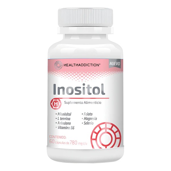 Inositol Healthaddiction 60 Cápsulas 800 Mg Sin Sabor