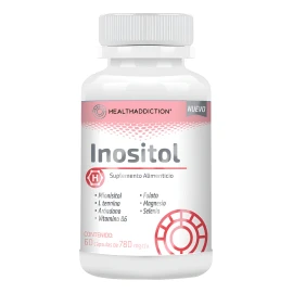 Inositol Healthaddiction 60 Cápsulas 800 Mg Sin Sabor