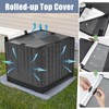 2 in 1 Air Conditioner Covers for Outside, 34''W x