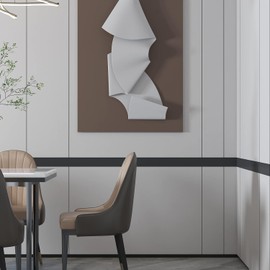 YENHOME Black Wallpaper Border Peel and Stick Mirror Frame Border 3"X236" Black Mirror Border Peel and Stick Mirror Tape Border Wall Border Trim Bedroom Bathroom Bulletin Board Black Wallpaper Border