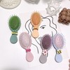 Character Band Color Mini Hairbrush ELS-065 Fox Orange/ONE 2ea