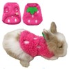 ANIAC Bunny Clothes for Rabbits Warm Kitten Vest Fleece XXXS