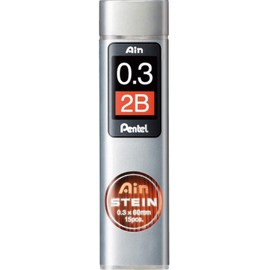 Pentel Ain Stein Mechanical Refill Leads - 0.3mm 2B (1)