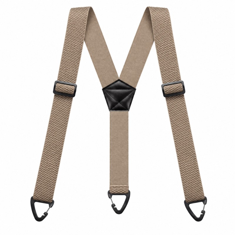 Hidden Suspenders for Men – 1.5-Inch Wide Y-Back Polyester Pants